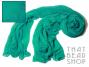 Teal Green Silky Knit Scarf